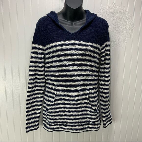 EDDIE BAUER Sweater with hood and front pocket - Picture 1 of 6